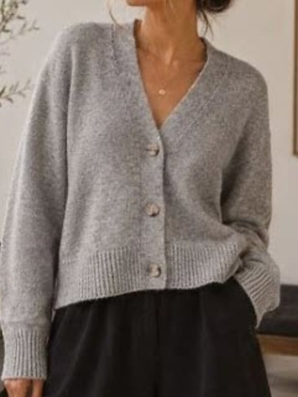 Topshop Basket Weave Cardigan